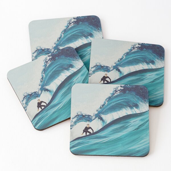 Item preview, Surfer Guy Charging Barrels designed and sold by harpadas.