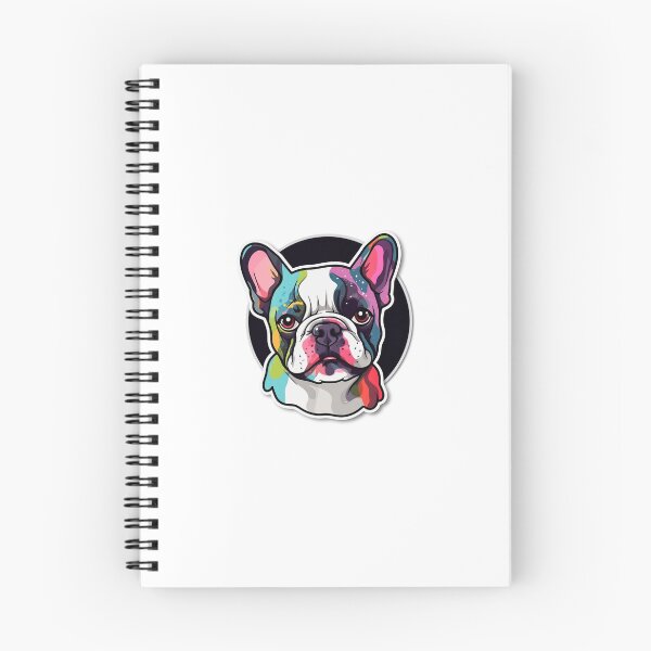 Item preview, Bulldog francés colorido designed and sold by IceOrFire.