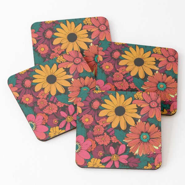Item preview, Andy Warhol style flowers designed and sold by Pixel  Playground.