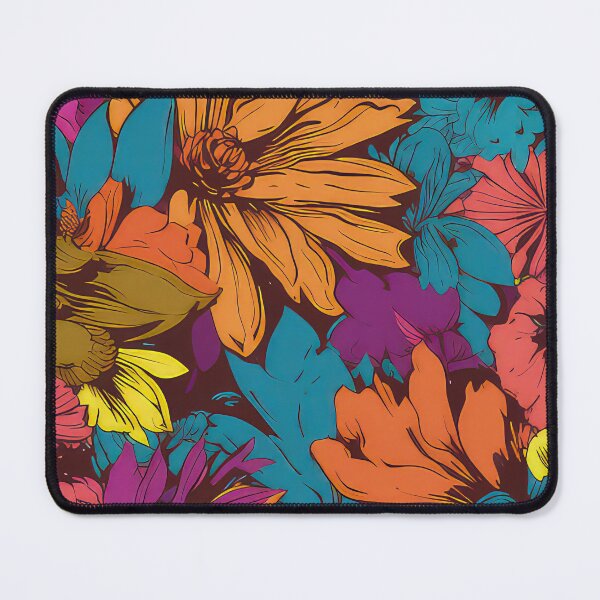 Item preview, Andy Warhol style flowers designed and sold by Pixel Playground.