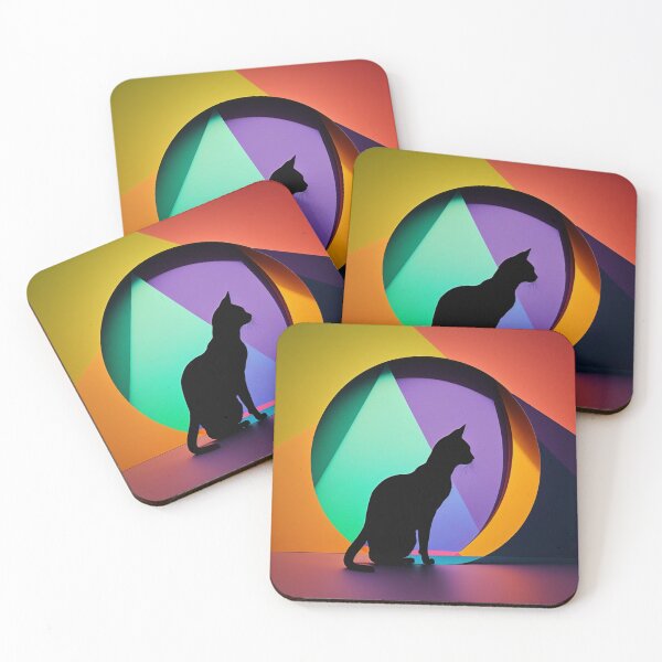 Item preview, Geometric Cat designed and sold by Bold-Balance.