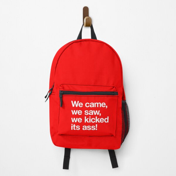 Item preview, "We came, we saw..." Movie Quote Design (white) designed and sold by Popvetica.