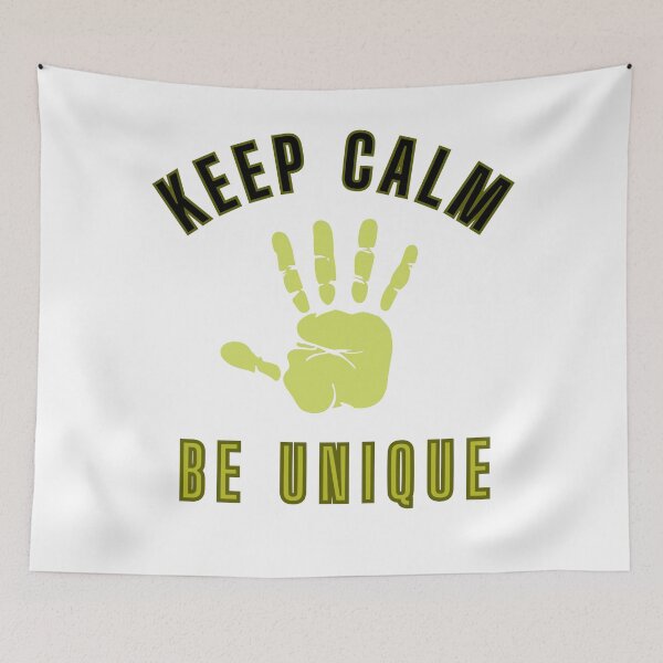 Item preview, Keep calm and be unique designed and sold by desssigner.