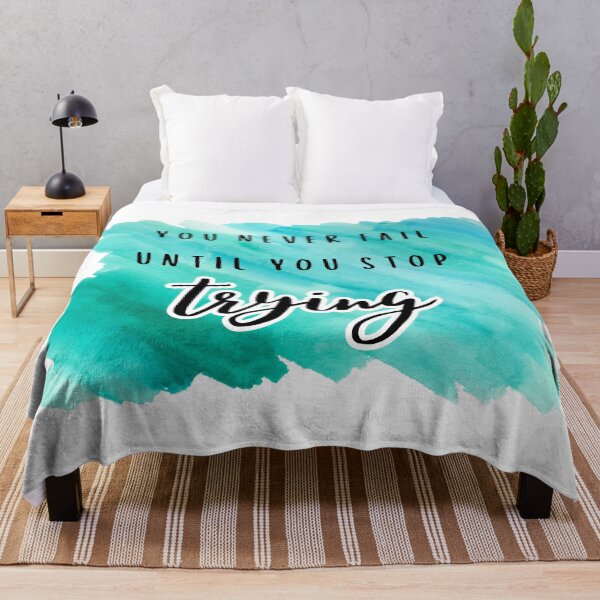 Item preview, you never fail until you stop trying designed and sold by jechaiyells.