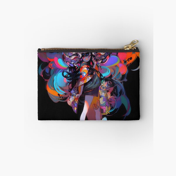 Item preview, Anime art, neon, digital, psycedelic, graphic art piece designed and sold by CragGrimVisions.