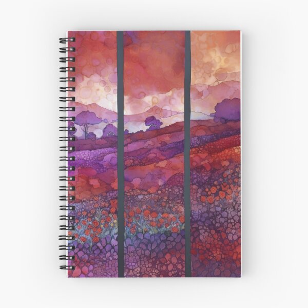Item preview, Lavender Harmony - Magenta Triptych of Serenity designed and sold by inkedelegance.
