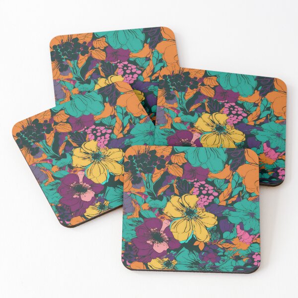 Item preview, Andy Warhol style flowers designed and sold by Pixel  Playground.