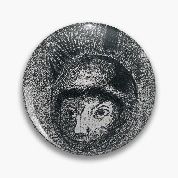 Aperçu de l'œuvre Trace un cauchemar multiforme implacable (1890) d'Odilon Redon créée et vendue par BossyCatHome.