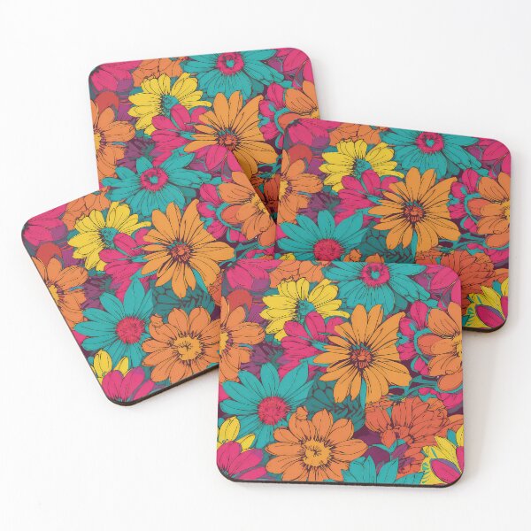 Item preview, Andy Warhol style flowers designed and sold by Pixel  Playground.