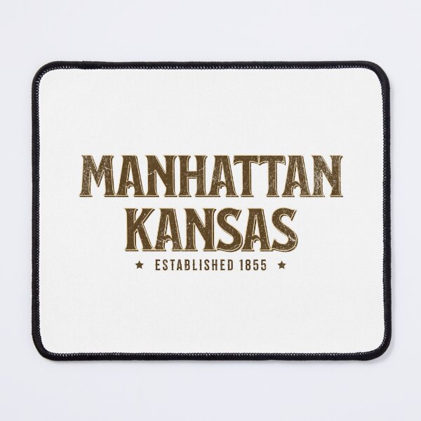 Item preview, Manhattan Kansas - State Of Kansas Typography - Sunflower State designed and sold by AlanPhotoArt.