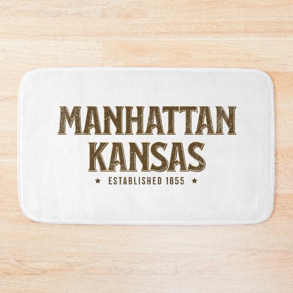 Item preview, Manhattan Kansas - State Of Kansas Typography - Sunflower State designed and sold by AlanPhotoArt.