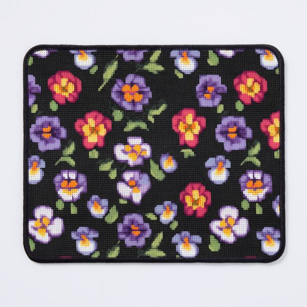 Item preview, Pansies cross stitch tiling pattern designed and sold by paulstamp.