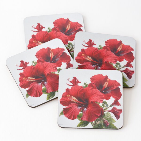 Item preview, Red Hibiscus  designed and sold by Vanover Designs.