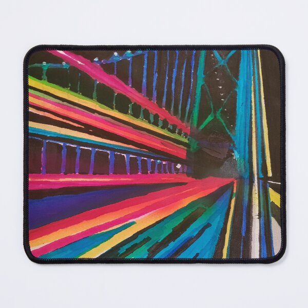 Item preview, "Neon Gateway: An Electric Tribute to the Power of Color and Form" designed and sold by pikasodan.