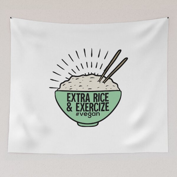Item preview, Extra Rice - Vegan Apparel designed and sold by FierceRoots.