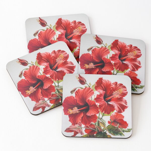 Item preview, Red Hibiscus  designed and sold by Vanover Designs.