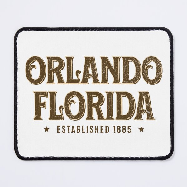 Item preview, Orlando Florida - State Of Florida Typography - Sunshine State designed and sold by AlanPhotoArt.