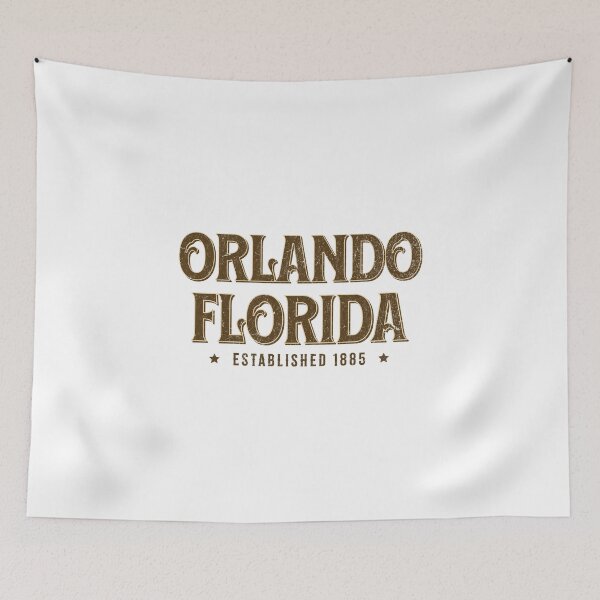 Item preview, Orlando Florida - State Of Florida Typography - Sunshine State designed and sold by AlanPhotoArt.
