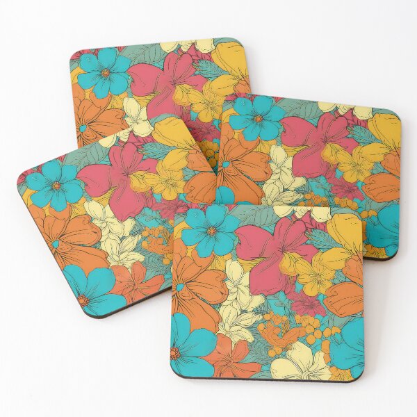 Item preview, Andy Warhol style flowers designed and sold by Pixel  Playground.