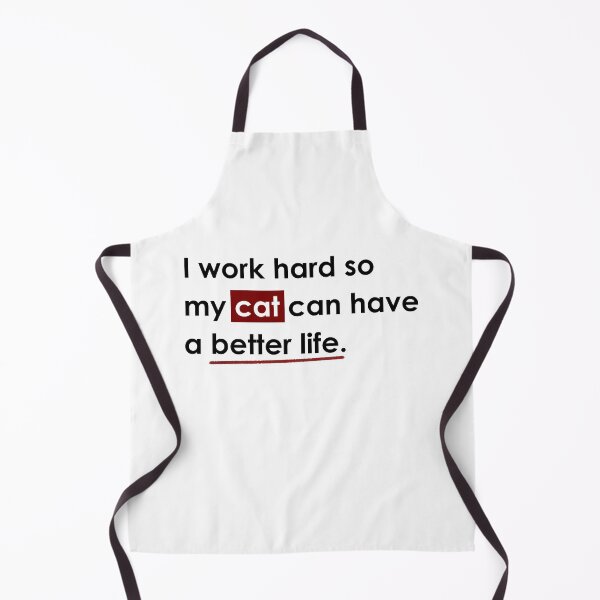 Item preview, I Work Hard So My CAT Can Have a Better Life Shirt for Cat Lovers, Motivational T-Shirt for Pet Parents, Kitty Lover Trendy Gift Idea Tee designed and sold by CanOpnrsNation.