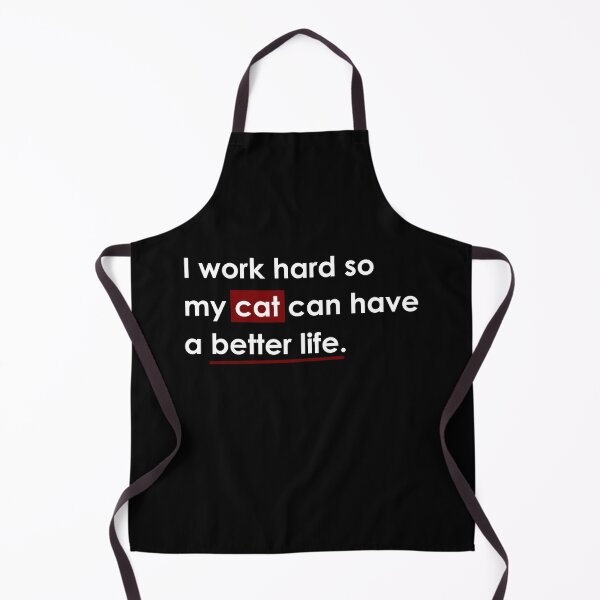 Item preview, I Work Hard So My CAT Can Have a Better Life Shirt for Cat Lovers, Motivational T-Shirt for Pet Parents, Kitty Lover Trendy Gift Idea Tee designed and sold by CanOpnrsNation.