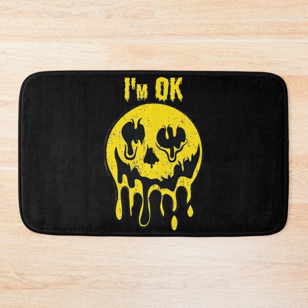 Item preview, I am ok. Everything is fine, nothing to worry about. Funny trashed smiley. designed and sold by paulo silveira.