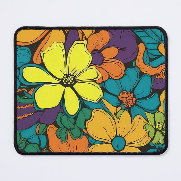 Item preview, Andy Warhol style flowers designed and sold by Pixel Playground.