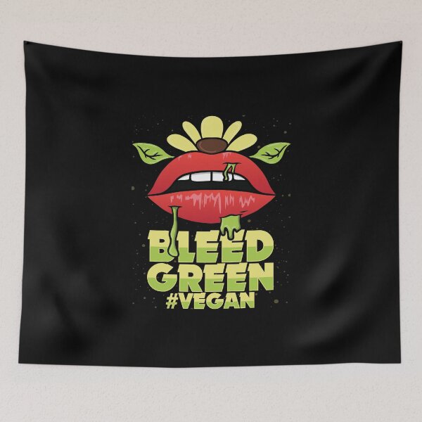 Item preview, Bleed Green - Vegan Apparel designed and sold by FierceRoots.