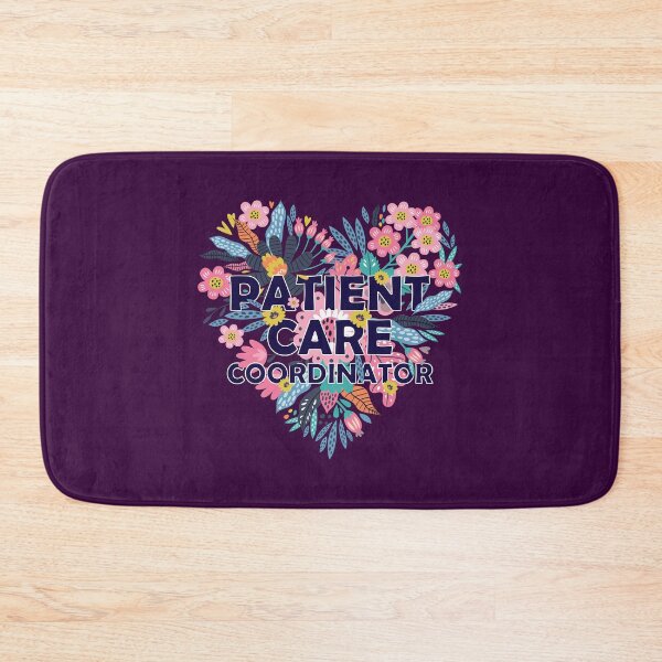 Item preview, Patient Care Coordinator Floral Heart designed and sold by chillaxcats.