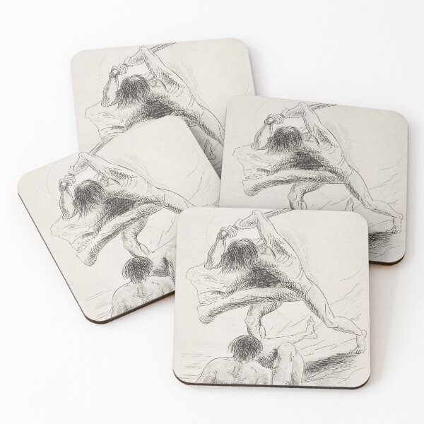 Item preview, Cain and Abel (1886) by Odilon Redon designed and sold by BossyCatHome.