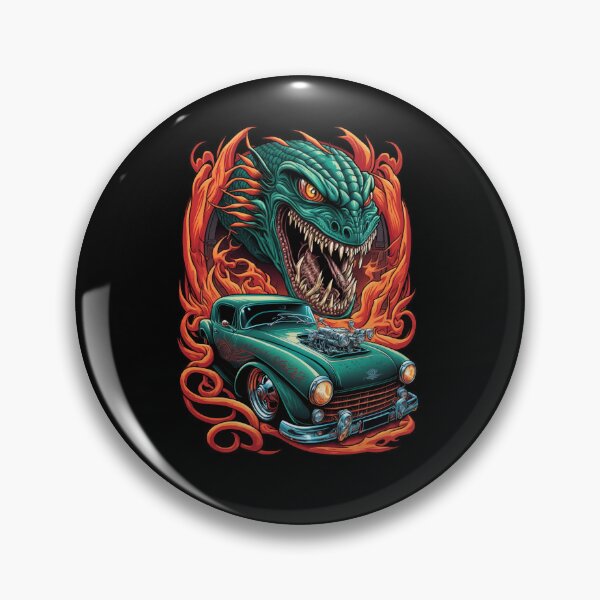 Item preview, American 500 HP vintage hot rod car in flames. Car lovers. designed and sold by paulo silveira.