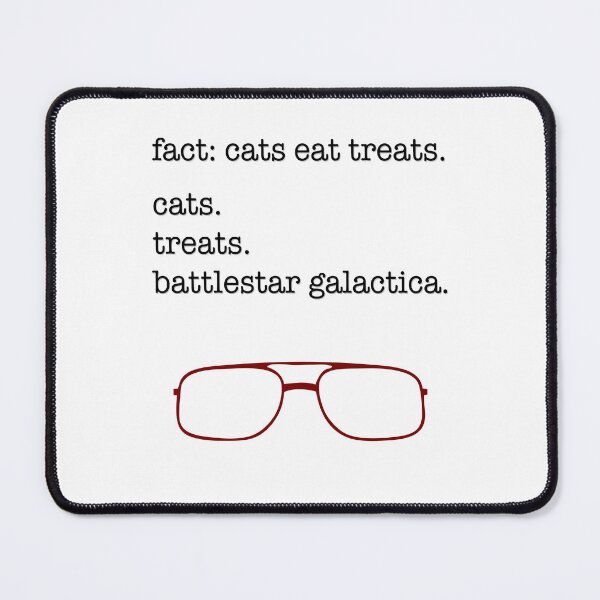 Item preview, CATS, TREATS, Battlestar Galactica The Office US Sitcom Shirt for Cat Lovers, True Mens Funny Pet Tshirt, Tv Show Cute Tee For Office Fans designed and sold by CanOpnrsNation.