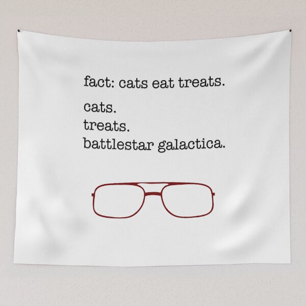 Item preview, CATS, TREATS, Battlestar Galactica The Office US Sitcom Shirt for Cat Lovers, True Mens Funny Pet Tshirt, Tv Show Cute Tee For Office Fans designed and sold by CanOpnrsNation.