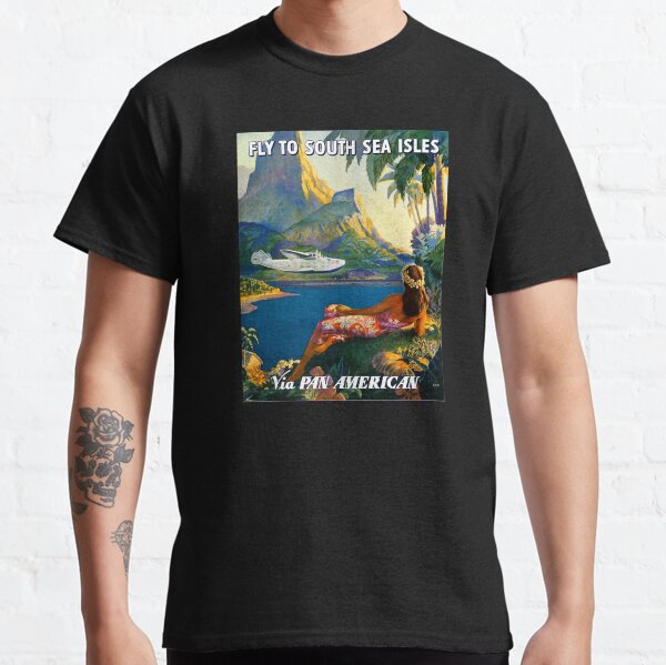 Item preview, Via Pan American - Restored vintage travel poster designed and sold by -Koleidescope.