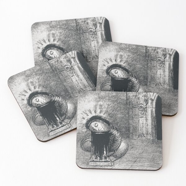 Item preview, Color of Blood (1889) by Odilon Redon designed and sold by BossyCatHome.
