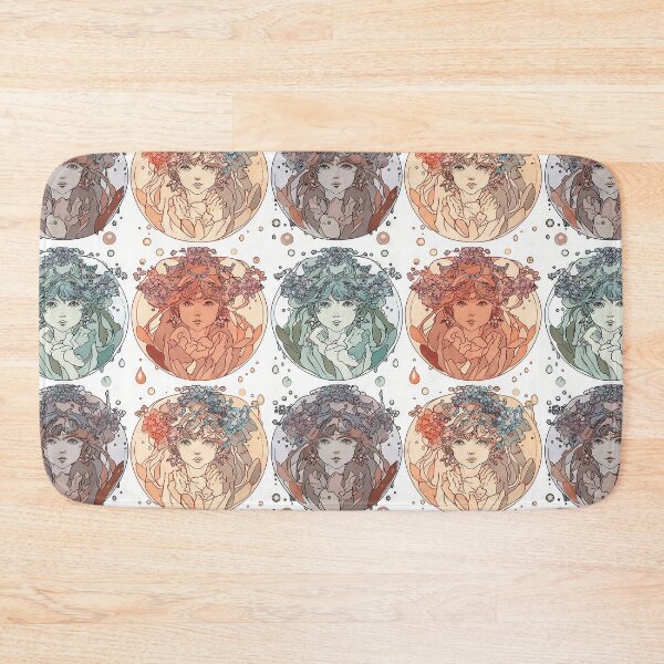 Item preview, Vintage maid with a flower hat pattern designed and sold by etherElric.