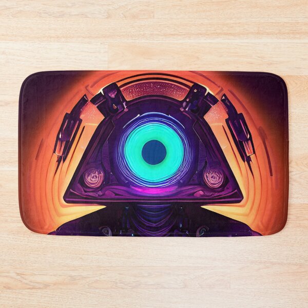 Item preview, Galactic Robot Android Cyclops Stares Intently With Orange Backlight designed and sold by TalosInitiative.