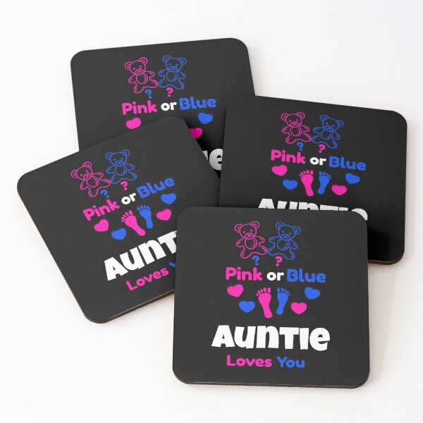 Item preview, Auntie | Pink or Blue | Gender Reveal Party | Family Matching Set | Auntie To Be | designed and sold by TeesByAngelzB.