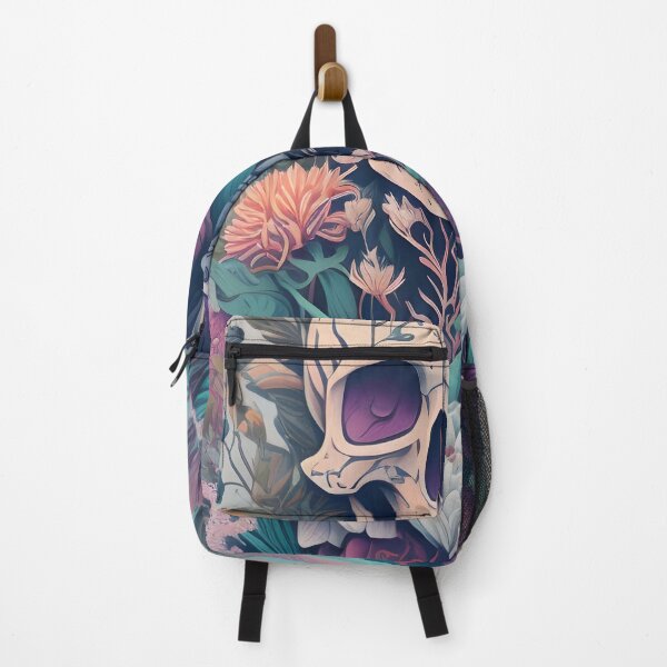 Item preview, Floral Skull With Low-Poly designed and sold by MudbloodStore.