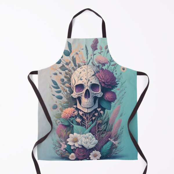 Item preview, Floral Skull With Low-Poly designed and sold by MudbloodStore.
