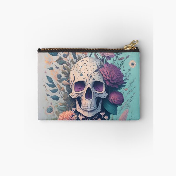 Item preview, Floral Skull With Low-Poly designed and sold by MudbloodStore.