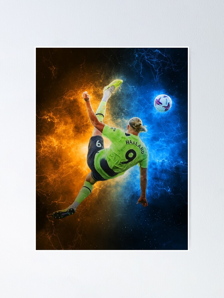 Erling Haaland Poster, Erling Haaland, Manchester City Poster, Mancity  Poster