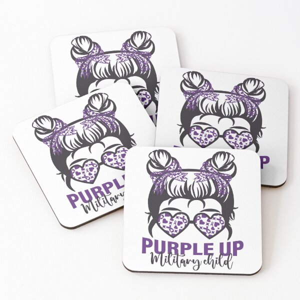 Item preview, purple up for military kids designed and sold by ArtistaDesign.