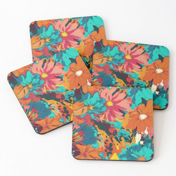 Item preview, Andy Warhol style flowers designed and sold by Pixel  Playground.
