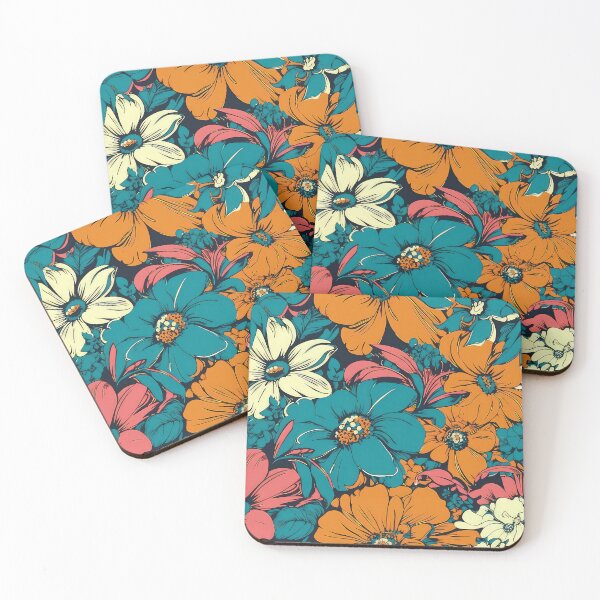 Item preview, Andy Warhol style flowers designed and sold by Pixel  Playground.