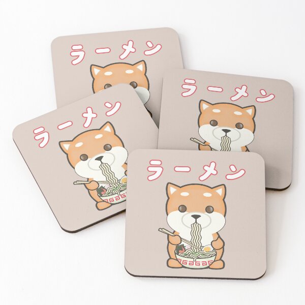 Item preview, Kawaii Corgi Eating Ramen Kanji designed and sold by ViewerEqualsPhoton.