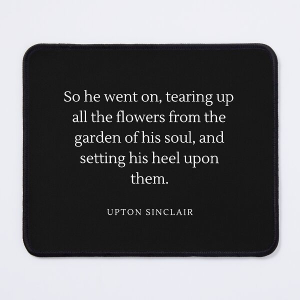 Aperçu de l'œuvre Citation littéraire de "The Jungle" par Upton Sinclair créée et vendue par Step, Repeat.