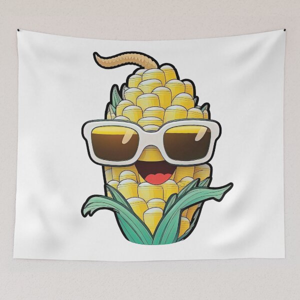 Item preview, Cool Happy Corn with Glasses designed and sold by EXOV-MA.