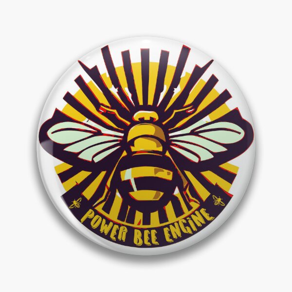 Item preview, Power Bee Engine Logo designed and sold by PowerBeeEngine.