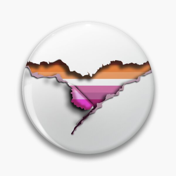 Item preview, Ripped Lesbian Pride flag Inside designed and sold by TheirChoice.